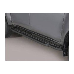 Misutonida Trittbretter - mit Kunststoff Trittfläche - schwarz - Volkswagen Amarok D/C 10-