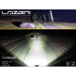 Lazer Lamps T24 Evolution LED Fernscheinwerfer - Breite Lichtverteilung