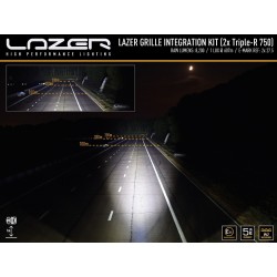 Lazer Lamps Kühlergrill-Montagesatz für VW Amarok V6, 2016- inkl.  Triple-R 750 Elite-3