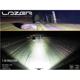 Lazer Lamps T28 Evolution LED Fernscheinwerfer - Breite Lichtverteilung