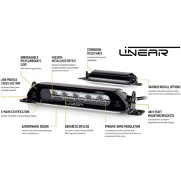 Lazer Lamps Linear-42 Standard LED Fernscheinwerfer - Breite Lichtverteilung