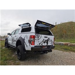 Aeroklas Stylish Hardtop - seitliche Aufklappfenster - Ford Ranger DK