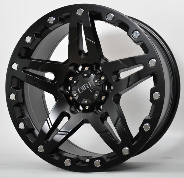 Dirt D66 schwarz Alufelge 18" Nissan Navara NP300