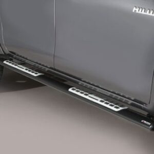 Misutonida Schwellerrohre - mit Design Trittauflage, oval - schwarz - Toyota