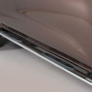 Misutonida Schwellerrohre - mit Kunststoff Trittauflage, oval - Nissan Navara D/C 16-