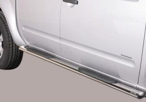 Misutonida Schwellerrohre - mit Kunststoff Trittauflage, oval - Nissan Navara D/C 10-