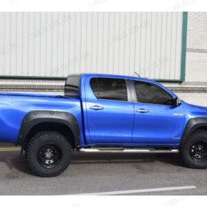 Kotflügelverbreiterung Schwarz matt Toyota HiLux 2016-