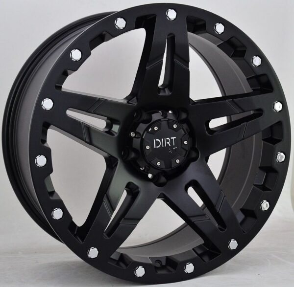 Dirt D66 schwarz Alufelge 18" TÜV VW Amarok