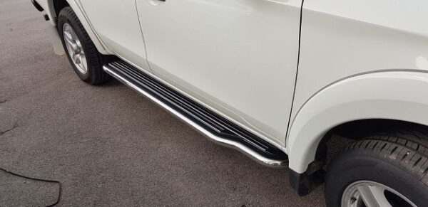 Misutonida Trittbretter - mit Kunststoff Trittfläche - Mitsubishi L200 D/C 15-