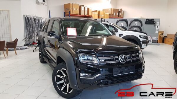 Misutonida Schwellerrohre - mit Kunststoff Trittauflage, oval - schwarz - Volkswagen Amarok D/C 10-