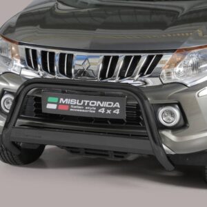 Misutonida EU-Frontbügel, 63 mm - schwarz-Mitsubishi L200 15-19 TÜV EC