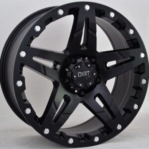 Dirt D66 schwarz Alufelge 17" TÜV VW Amarok