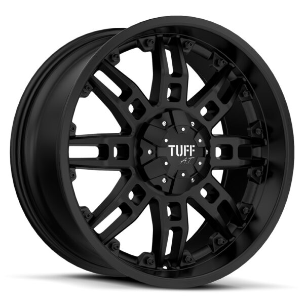 22" Alufelge TUFF T07 satinblack