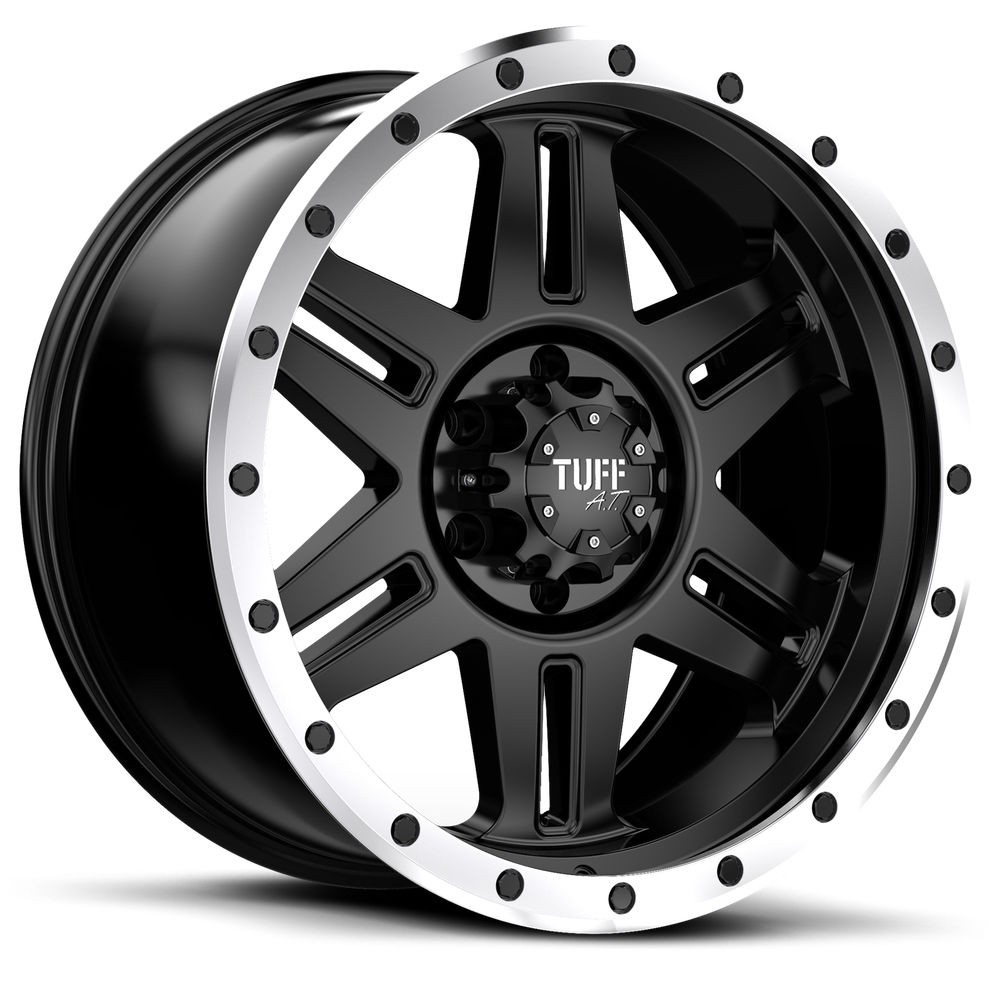 TUFF T16 Alufelge 18" ET23 Ford, Toyota, Isuzu schwarz matt/chrome