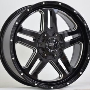 Dirt D29 schwarz glanz/chrome Alufelge 20" ET25 VW Amarok , Dodge Ram