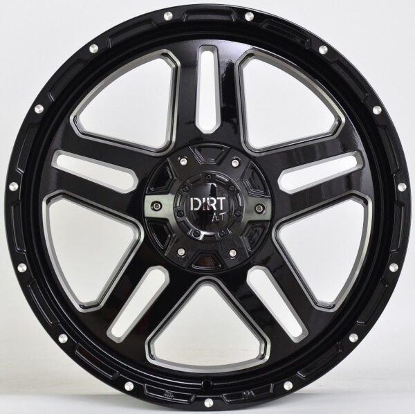 Dirt D29 schwarz glanz Alufelge 20" ET25 Ford, Toyota, Mitsubishi