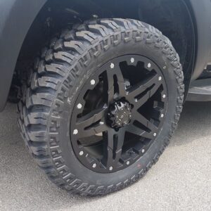 Dirt D66 schwarz Alufelge 20" TÜV Ford Ranger, Fiat Fullback, Toyota Hilux, Mitsubishi L200, Isuzu D-Max