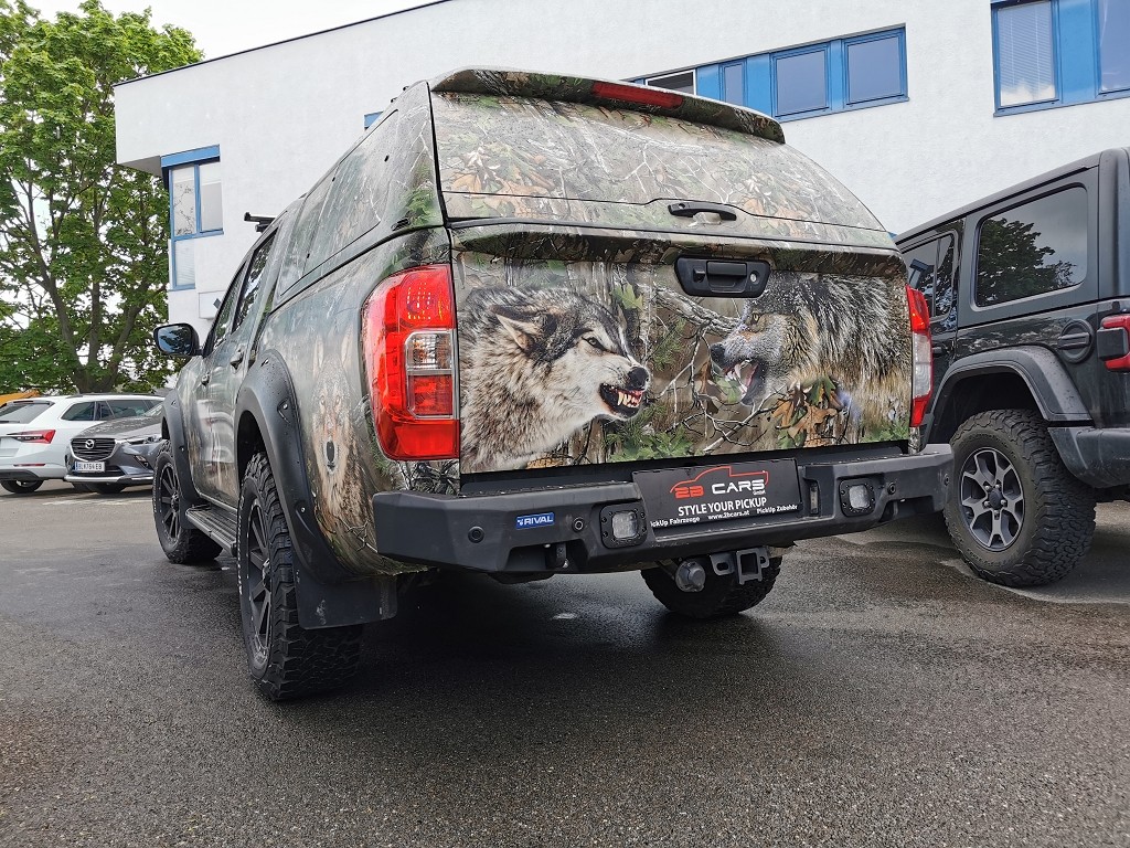 Rival Bumper - Alu Stoßstange hinten mit TÜV Nissan Navara NP300 2016-