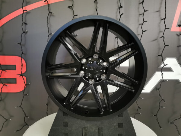 18" Dirt D62 schwarz Alufelge mit TÜV Navara NP300 X-Klasse Alaskan