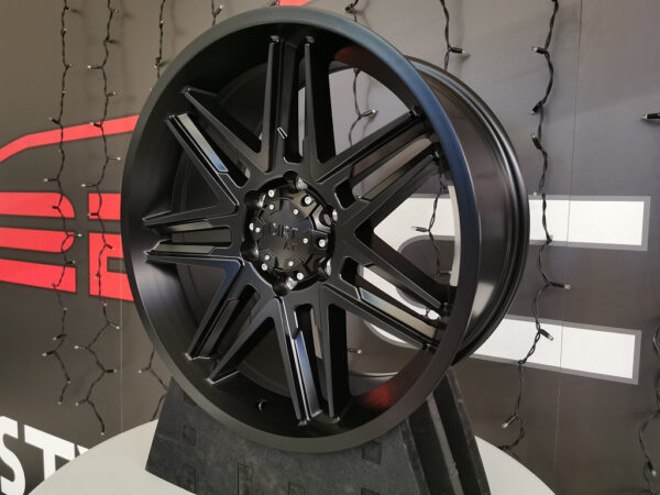 18" Dirt D62 schwarz Alufelge mit TÜV Navara NP300 X-Klasse Alaskan