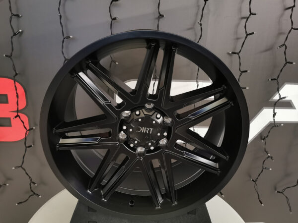 18" Dirt D62 schwarz Alufelge mit TÜV Navara NP300 X-Klasse Alaskan