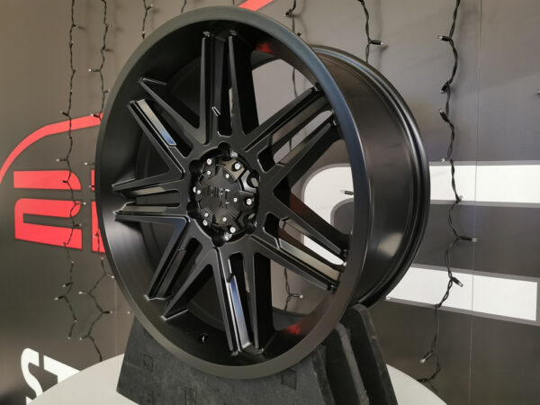 18" Dirt D62 schwarz Alufelge mit TÜV Navara NP300 X-Klasse Alaskan