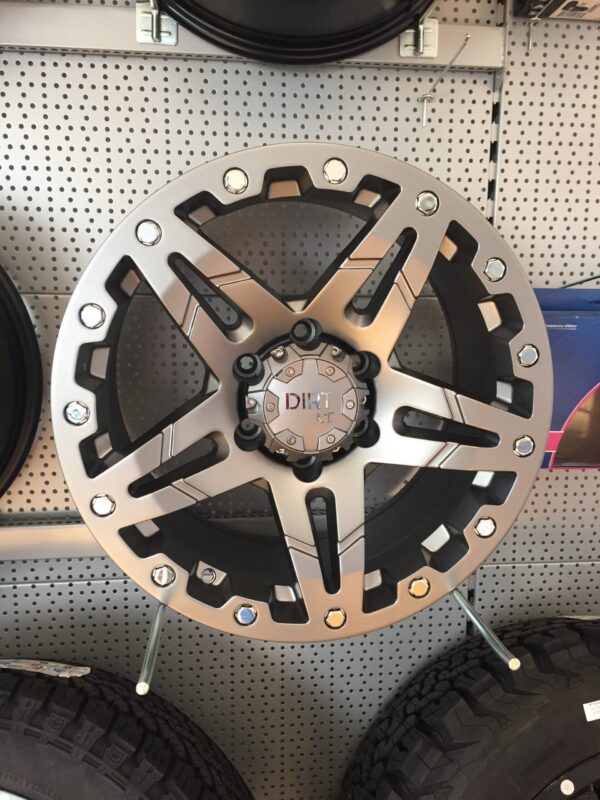 Dirt D66 Alufelge 17" matt gunmetal TÜV VW Amarok