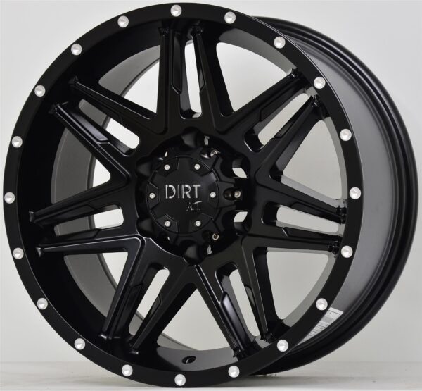 18" Dirt D42 schwarz Alufelge mit TÜV VW Amarok