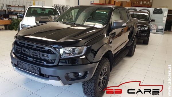 Scheinwerfer Abdeckung Blenden Schwarz- Set Ford RAPTOR 2019-