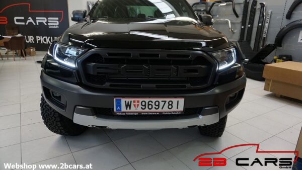 Scheinwerfer Abdeckung Blenden Schwarz- Set Ford RAPTOR 2019-