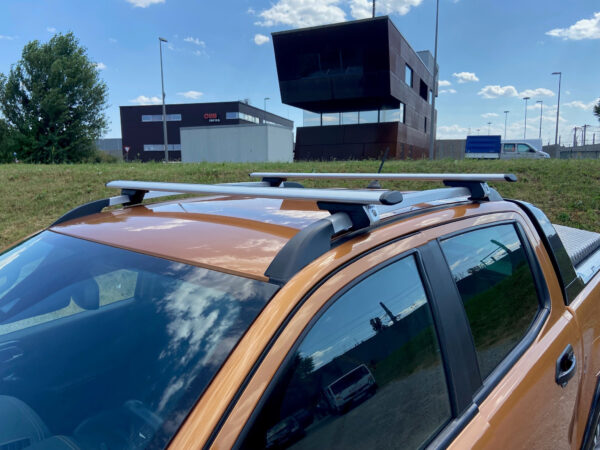 Lastenträger Dachträger Alu - Ford Ranger mit Reling - auch für Aeroklas Hardtop