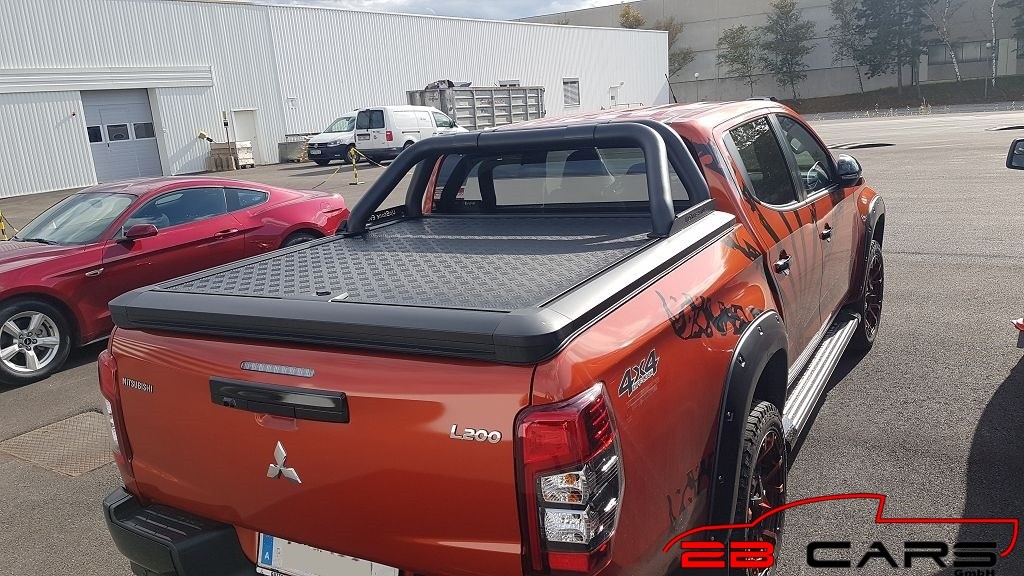 UpStone Laderaumabdeckung Aluminium Cover - Schwarz Mitsubishi L200 DK 2015- / 2019-