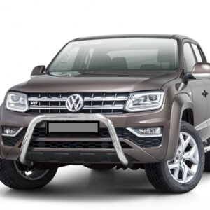 Steeler EU-Frontbügel, Rammschutz, 70 mm - Edelstahl - Volkswagen Amarok V6 TDI - PDC