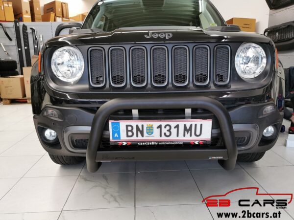 Frontschutzbügel EU-Personenschutzbügel Rammschutz Bullbar schwarz Jeep Renegade