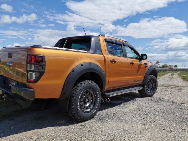 Sportauspuff doppelrohr zweiseitig "Edelstahl Endrohr" für Ford Ranger 2016-2019