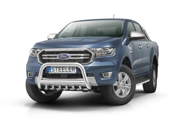 Frontschutzbügel Rammschutz chrome TÜV/EC/EG Ford Ranger 2019-