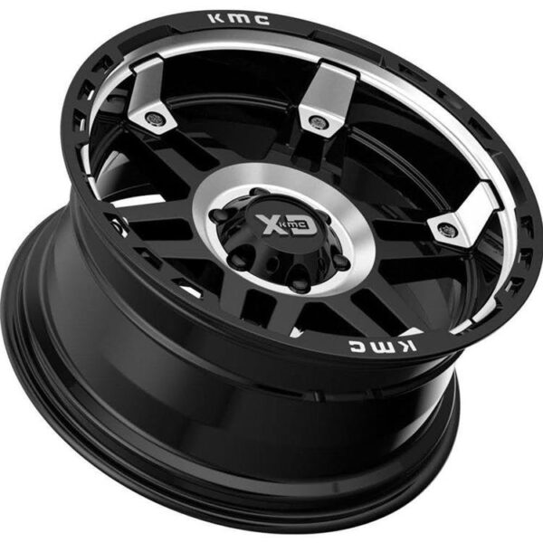 17" XD840 Spy II - Alufelge 6X139,7 8Jx17 ET18 Black / Machined