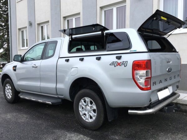 Hardtop Aeroklas mit Aufklappfenster-Zentralverriegelung- Ford Ranger Extracab/Supercab 2012-