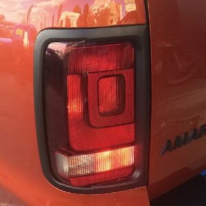 Heckleuchten / Rücklicht Abeckungen schwarz - VW Amarok 2010-/2016-