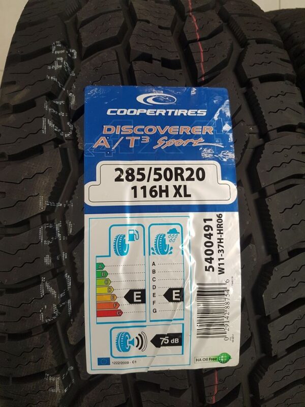 285/50R20" Cooper Discoverer A/T3 XL