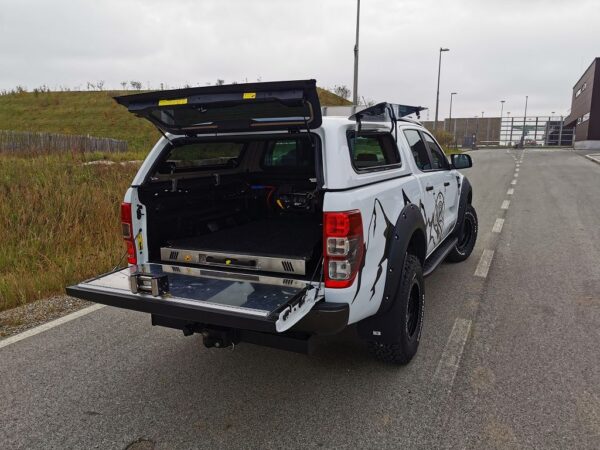 Aeroklas Stylish Hardtop - seitliche Aufklappfenster - Ford Ranger DK