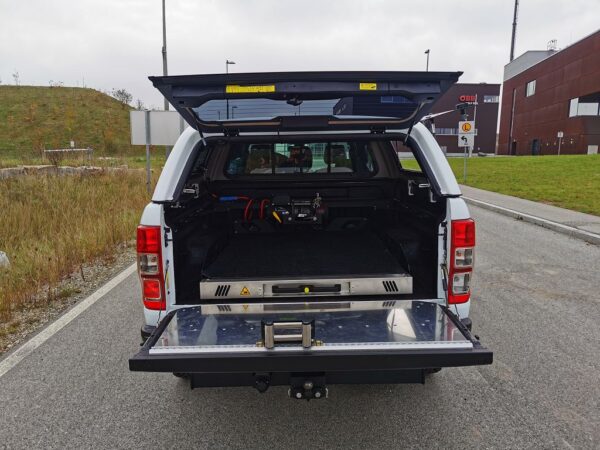 Aeroklas Stylish Hardtop - seitliche Aufklappfenster - Ford Ranger DK