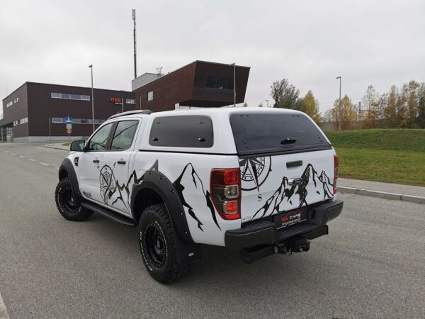 Aeroklas Stylish Hardtop - seitliche Aufklappfenster - Ford Ranger DK