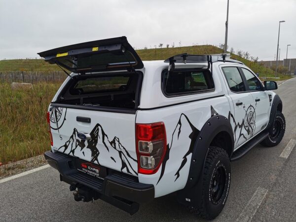 Aeroklas Stylish Hardtop - seitliche Aufklappfenster - Ford Ranger DK