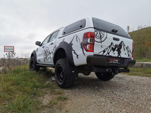 Aeroklas Stylish Hardtop - seitliche Aufklappfenster - Ford Ranger DK