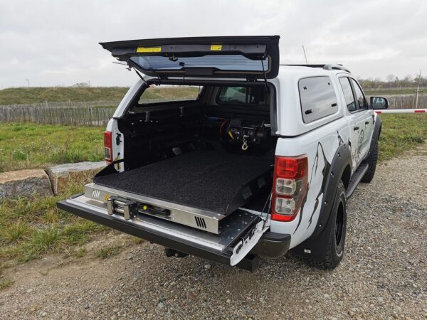 Aeroklas Stylish Hardtop - seitliche Aufklappfenster - Ford Ranger DK