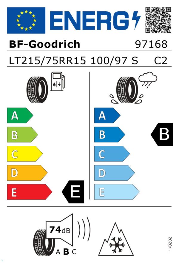 215/75R15 BfGoodrich Ko2 AllTerrain M+S