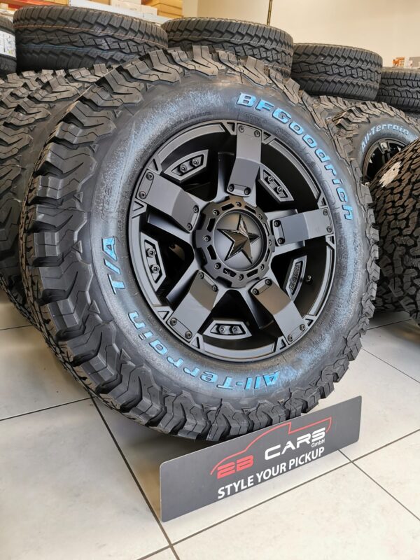 18" Aluräder Rockstar 285/65R18 BfGoodrich Ford Ranger 2019+ und Raptor 2018-2022