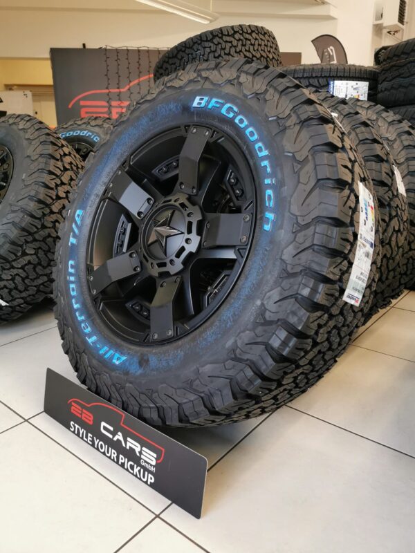 18" Aluräder Rockstar 285/65R18 BfGoodrich Ford Ranger 2019+ und Raptor 2018-2022