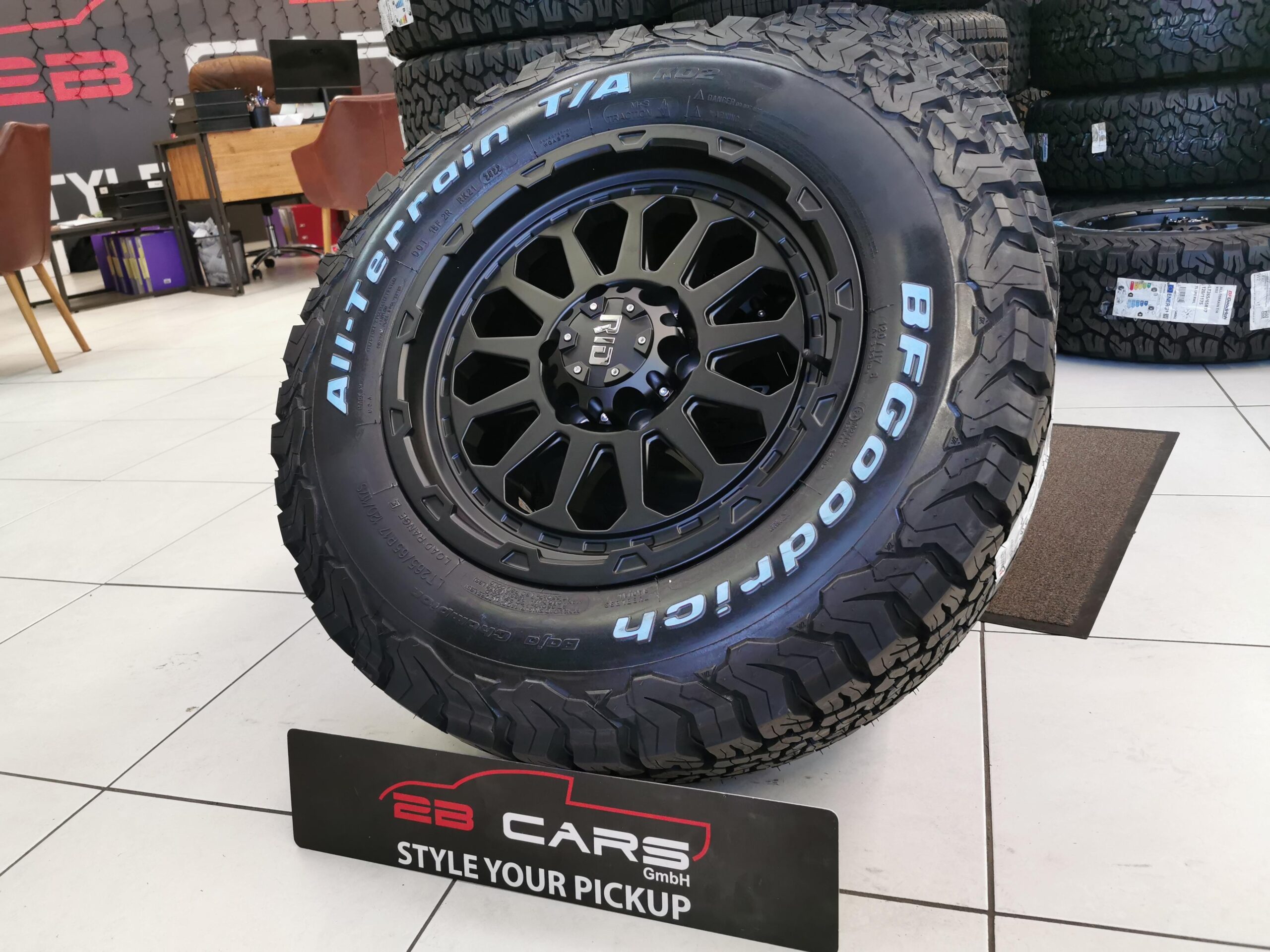 17" Räder RID R07 265/65R17" BfGoodrich Ko2 Ford Ranger 2019-2023